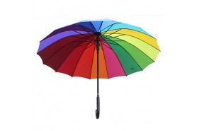 阿拉爾直桿傘-江門市千千傘業有限公司-阿拉爾23寸直桿彩虹傘